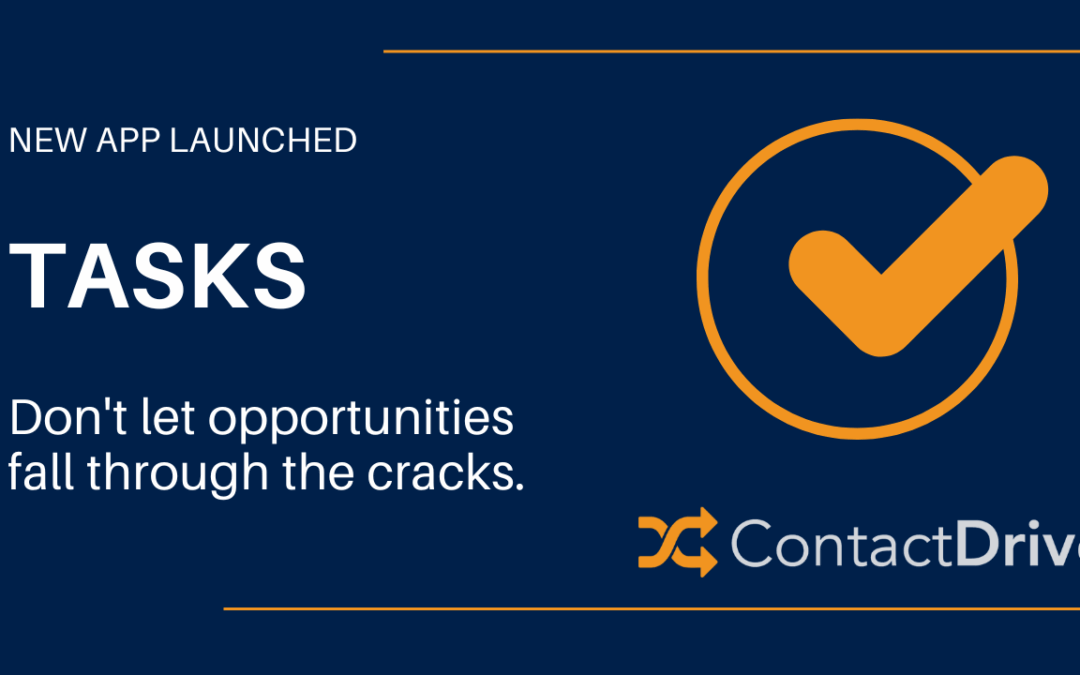 ContactDrive+ adds Tasks app: Manage follow-ups flawlessly