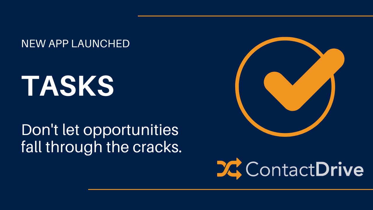 ContactDrive+ adds Tasks app: Manage follow-ups flawlessly