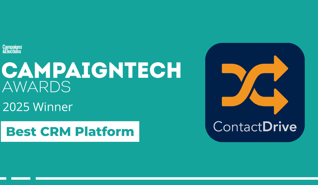 ContactDrive wins CampaignTech Award for best CRM Solution in 2025