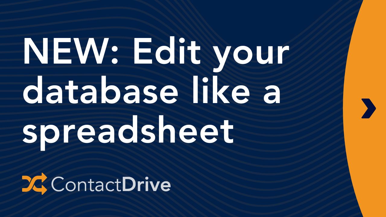 Work Faster with New Inline Editing for the Contacts Grid